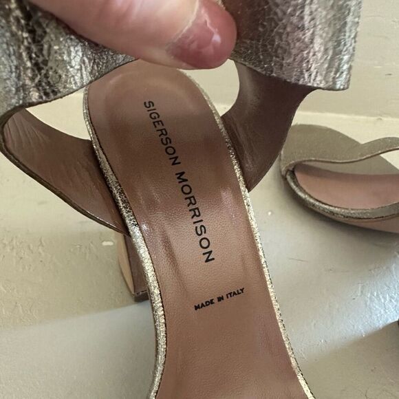 Sigerson Morrison Heeled Sandals - Picture 6 of 9